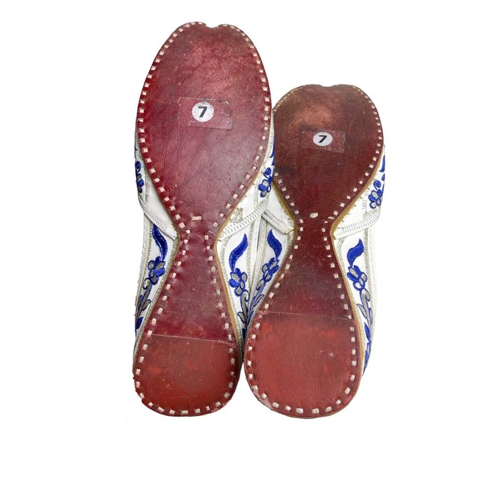 Punjabi Jutti Khussa Embroidered Shoes Size 7 - Picture 3 of 10